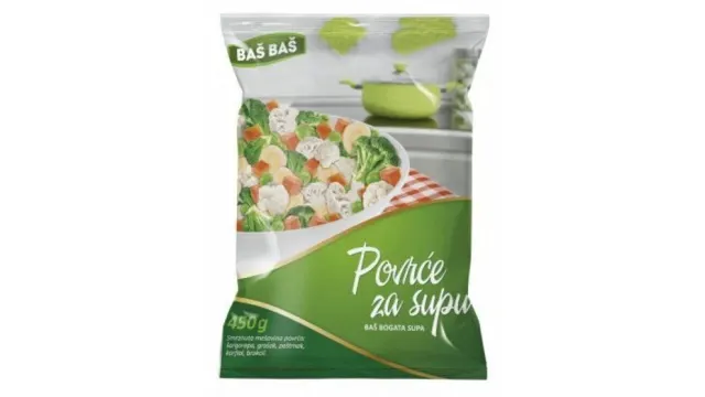 SMRZNUTO POVRĆE ZA SUPU BAŠ BAŠ 450G BAS BAS