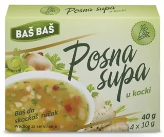 SUPA U KOCKI POSNA BAŠ BAŠ 4X10G