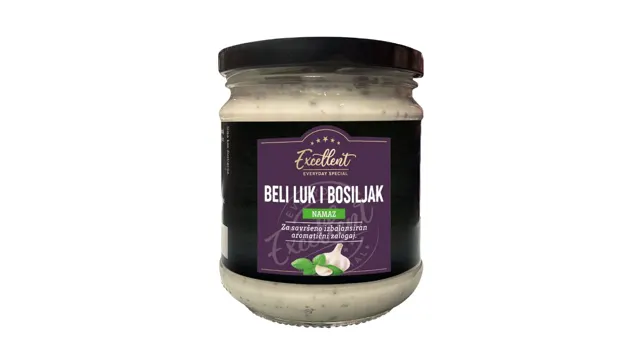 Namaz beli luk&bosiljak Excellent 180g Excellent
