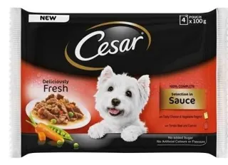 HRANA ZA PSE CESAR GOVSAR&PILPOVR 4X100G NELT