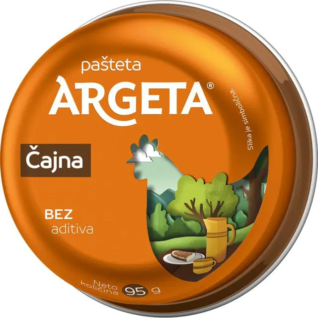 Pasteta cajna Argeta 95g Argeta