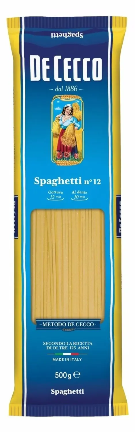 TESTENINA SPAGHETI 500GR DE CECCO DE CECCO