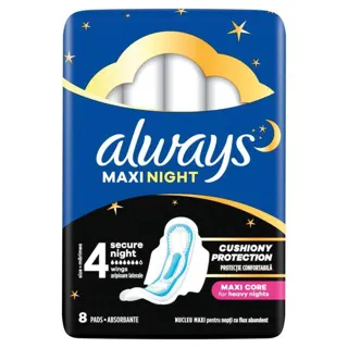 always MAXI NIGHT 4 ciklusni ulošci 8/1