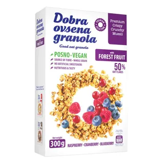 Dobra ovsena granola sumsko voce 300g