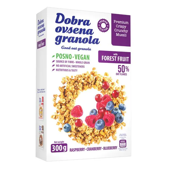 Dobra ovsena granola sumsko voce 300g Dobra ovsena kasa