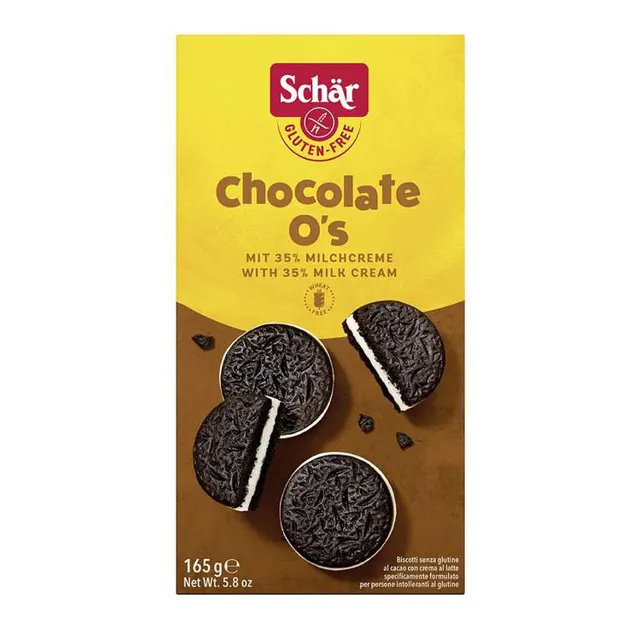 Keks Chocolate O`S Schar 165g Schar