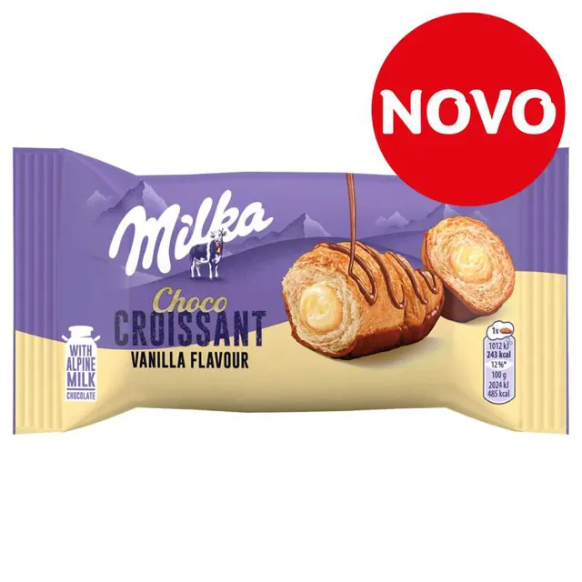 Kroasan vanila Milka 50g Milka