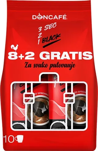 KAFA DONCAFE 3SEC 2 1 BLACK 8+2 80G
