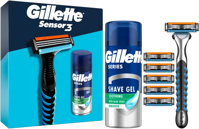 SET SENS H+3+200ML FOAM GILLETTE GILLETTE