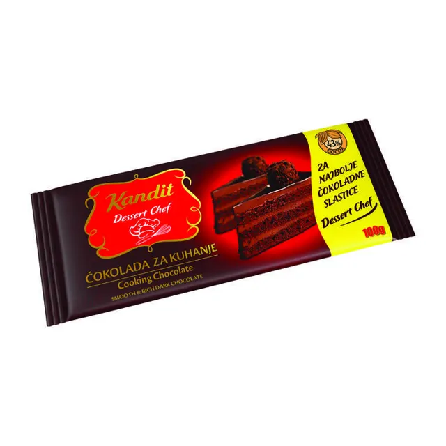 COKOLADA ZA KUVANJE DESSERT CHEF 100gr KANDIT