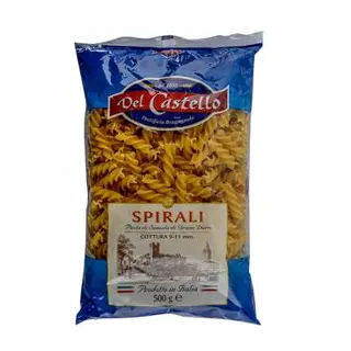 Testenina Spirali Del Castello 500g