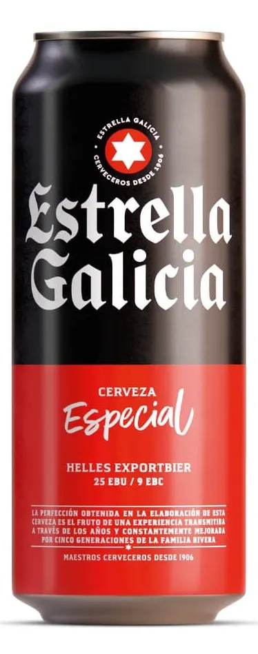 Pivo Estrella Gallicia CAN 0,5l Estrella Gallicia