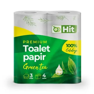 TOAL.PAPIR HIT GREEN TEA 4/1 3sl