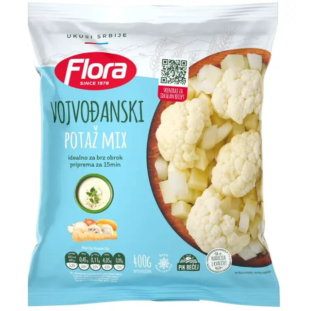 MIX POTAŽ VOJVOĐANSKI SMRZ 400G FLO FLORA