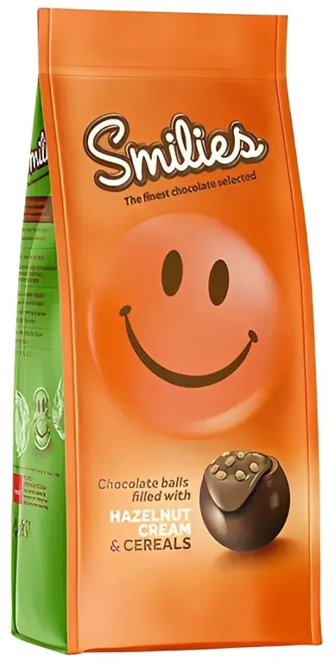 COKOLADNE KUGLICE SMILIES BALLS HAZLENUT CEREALS 120gr TRGOVINA PREST