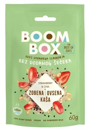 OVSENA KAŠA JAGODA CHIA 60GR BOOM BOX BOOM BOX