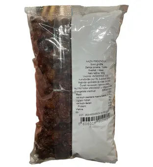 GROŽĐE SUVO 500G SUVO VOĆE I POVRĆE