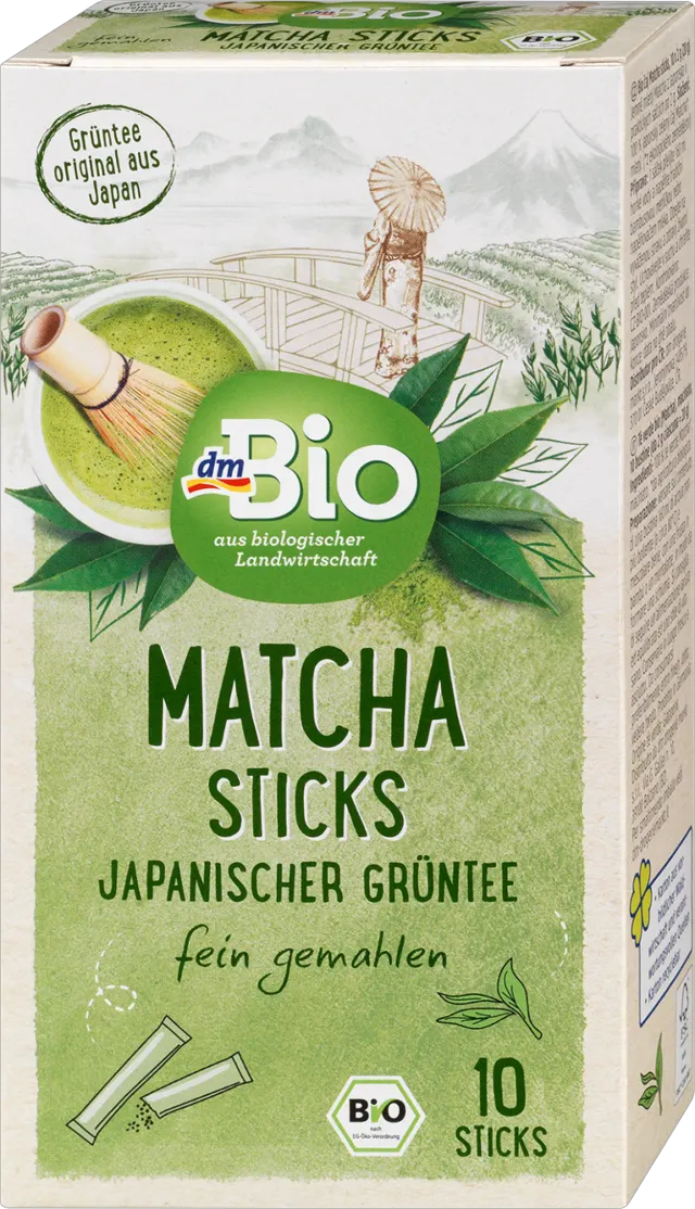 dmBio zeleni Matcha čaj 10kom,20g dmBio