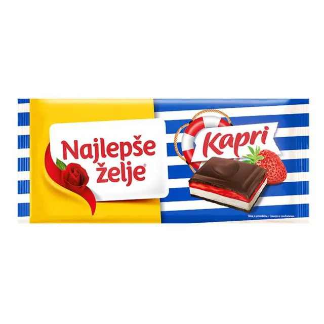 Cokolada Najlepse zelje Kapri 190g Najlepse zelje