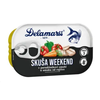 SKUSA WEEKEND SA POVRCEM 125gr DELAMARIS