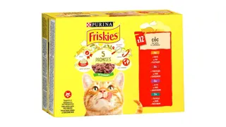 Preliv za macke Friskies meso 12x85g