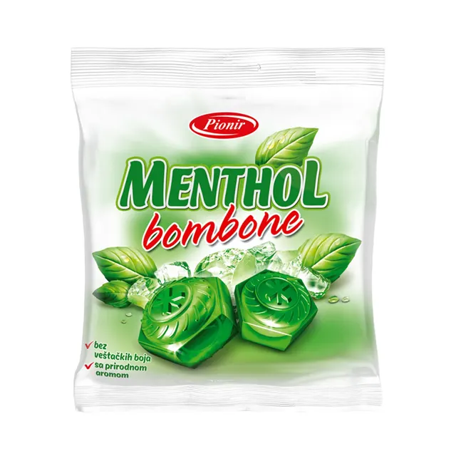 BOMBON MENTOL ZELENI 100gr PIONIR PIONIR BEOGRAD FABRIKA SUBOTICA