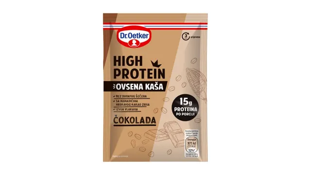 High protein ovs.kasa cok.Dr Oetker 64g Dr Oetker