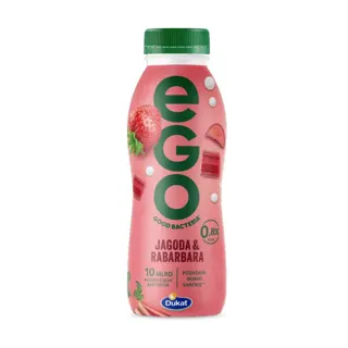 Jogurt jagoda rabarbara EGO 0,33kg