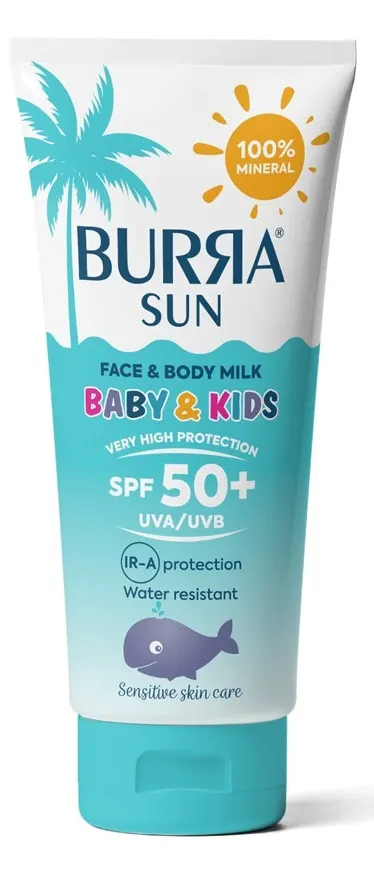 SRED SUN100% B&K MILK+50 100G BUR BURRA