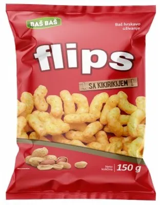 FLIPS SA KIKIRIKIJEM BAŠ BAŠ 150G BAS BAS