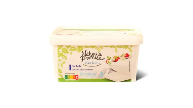 Sir beli bez laktoze Nat.Prom. 500gr Nature's Promise