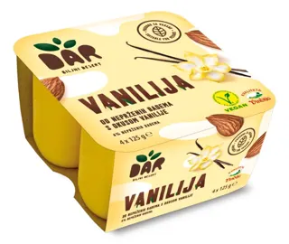 DESERT BILJNI VANILA 4X125G DAR