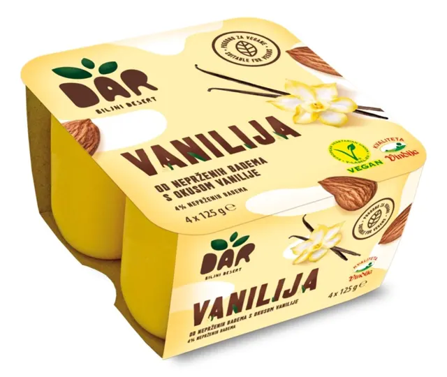 DESERT BILJNI VANILA 4X125G DAR DAR