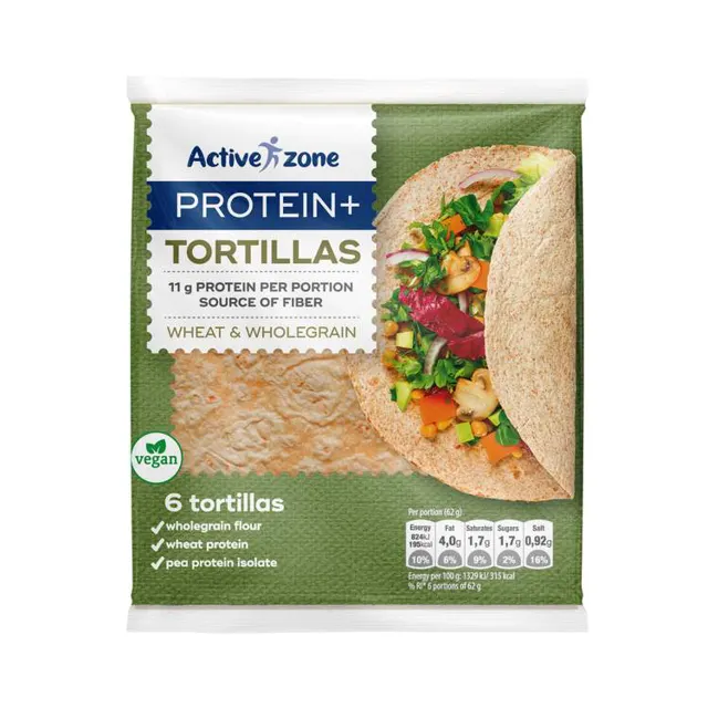TORTILJA PROTEIN 6/1 ACT ZONE 370G ACTIVE ZONE