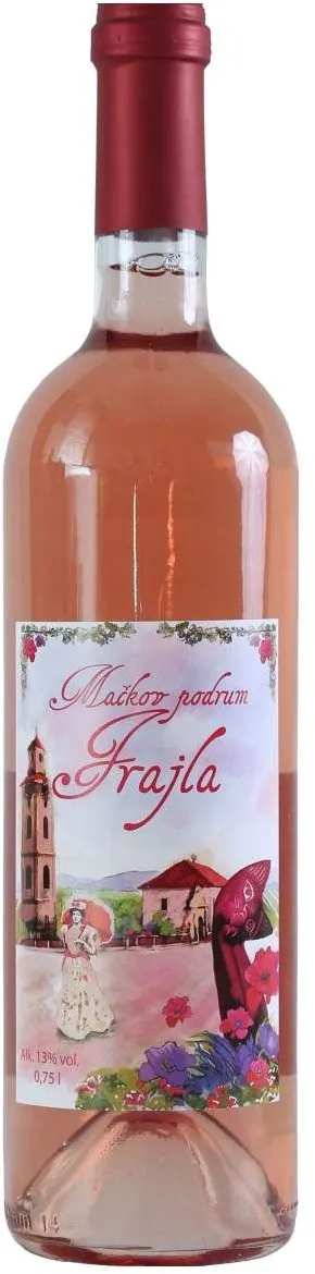 VINO ROSE FRAJLA 0.7L-MAČKOV PODRUM MACKOV PODRUM