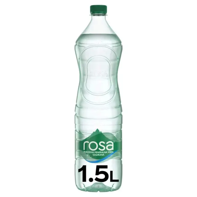 Voda gazirana Rosa 1,5l PET Rosa