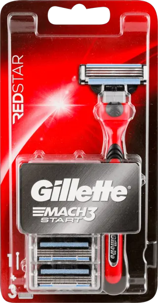 Gillette MACH3 START RED drška+3 dopune