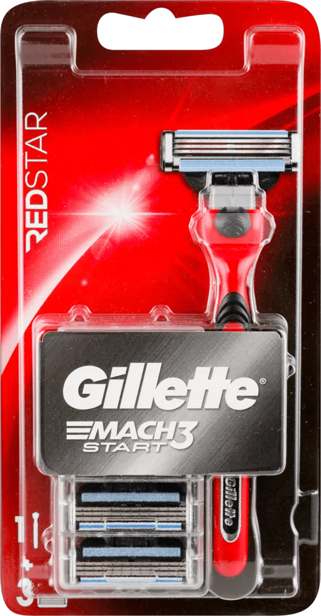 Gillette MACH3 START RED drška+3 dopune Gillette