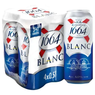 Pivo Kronenbourg 0.5l lim 3+1 gratis