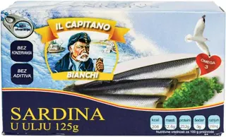 Sardina u ulju, 125g