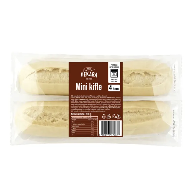 Mini Kifle Maxi 4x75g Maxi pekara pakovani proizovd