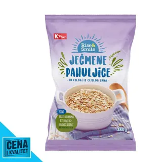 JEČMENE PAHULJICE 250G RISE&SMILE