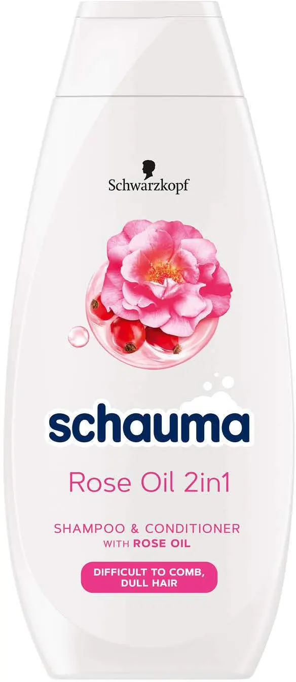 Sampon i reg.Schauma 2u1 Rose Oil 400ml Schauma