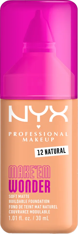 NYX MAKE'EM WONDER tečni puder 12