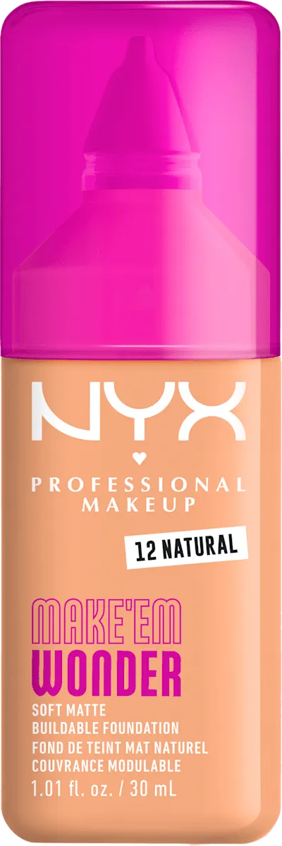 NYX MAKE'EM WONDER tečni puder 12 NYX