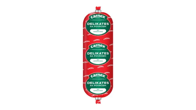 kobasica delikates sa povrcem 1kg 50409 carnex CARNEX