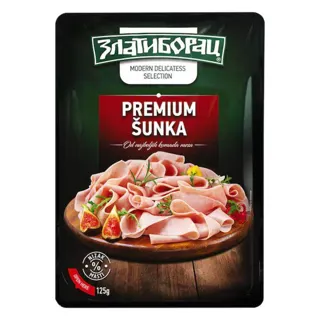 Premium sunka slajs 125g Zlatiborac
