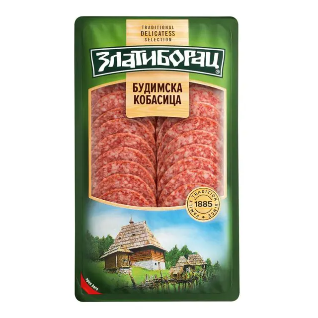 Budimska kobasica (slajs) 100g Zlatiborac ZLATIBORAC