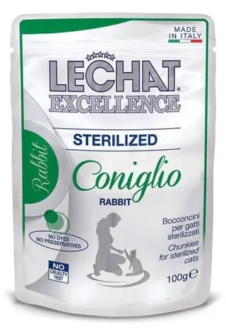 HRANA ZA MAČKE MGL LECHAT EXC SOS STERILISANE MAČKE ZEC 100G