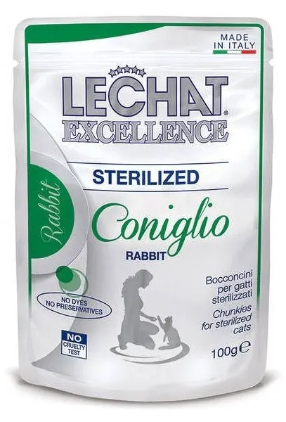 HRANA ZA MAČKE MGL LECHAT EXC SOS STERILISANE MAČKE ZEC 100G MONGE
